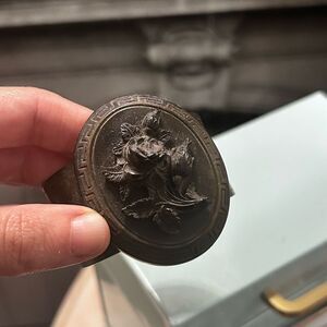 Brown Greek Key Design Bracelet